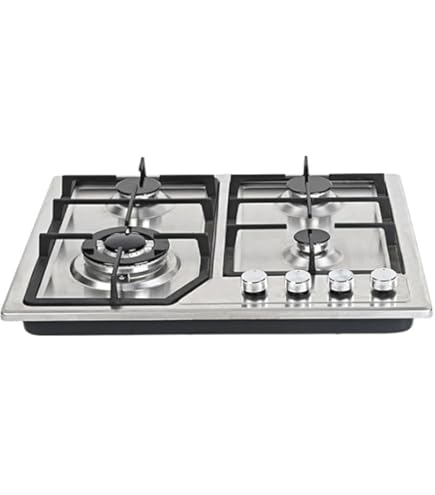 Amazon.co.jp: Vifxucyガスコンロ、4バーナーガスストーブガスコンロ